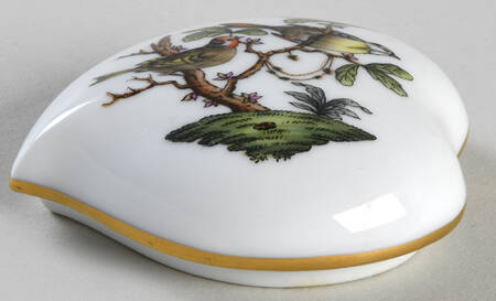 Rothschild Bird (RO) Lid for 3" Heart Shape Bon Bon