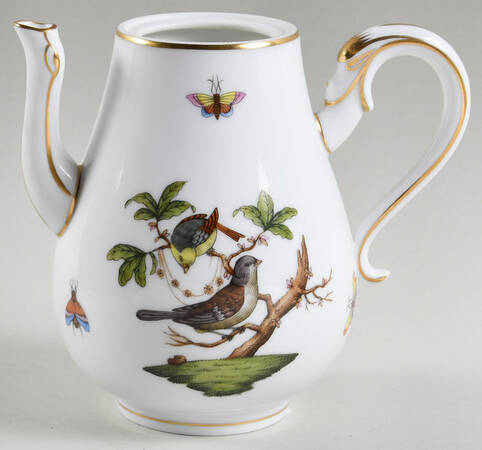 Rothschild Bird (RO) Individual Coffee Pot No Lid