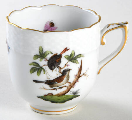 Rothschild Bird (RO) Flat Demitasse Cup