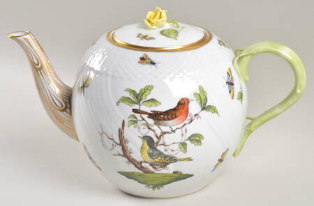 Rothschild Bird (RO) Teapot & Lid