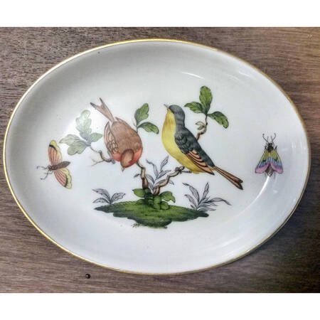 Rothschild Bird (RO) 5" Oval Ashtray
