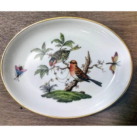 Rothschild Bird (RO) 5" Oval Ashtray