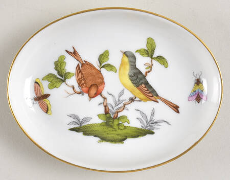 Rothschild Bird (RO) 4" Oval Ashtray