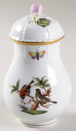 Rothschild Bird (RO) Sugar Shaker & Lid by Herend