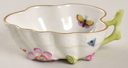 Rothschild Bird (RO) 4" Leaf Dish by Herend