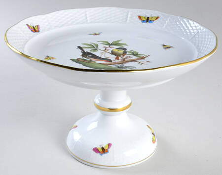 Rothschild Bird (RO) Round Compote (Height X Width)