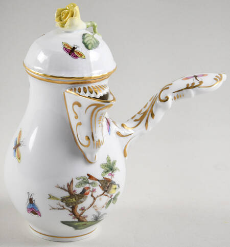 Rothschild Bird (RO) Chocolate Pot & Lid