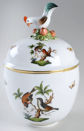 Rothschild Bird (RO) Ginger Jar & Lid