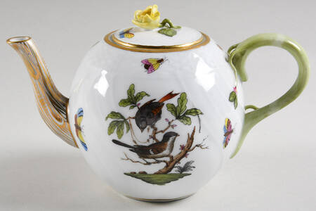Rothschild Bird (RO) Small Teapot & Lid by Herend
