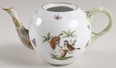 Rothschild Bird (RO) Individual Teapot No Lid