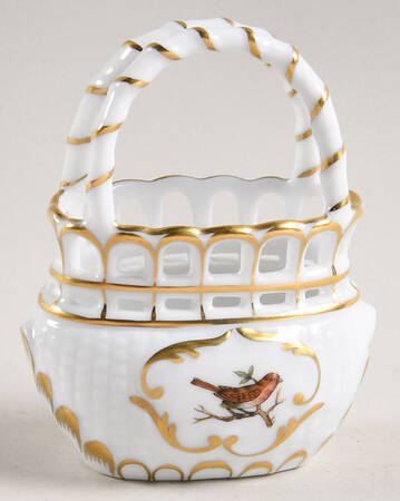 Rothschild Bird (RO) Small Pierced Basket