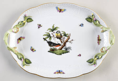 Rothschild Bird (RO) 11" Oval Handled Tray
