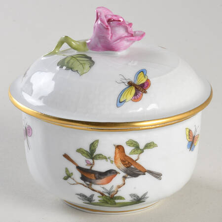 Rothschild Bird (RO) Mini Sugar Bowl & Lid