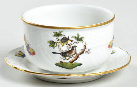 Rothschild Bird (RO) Jam/Jelly w/Attached Underplate No Lid