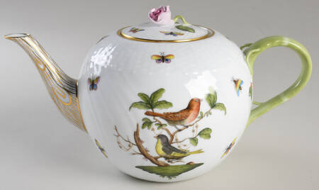 Rothschild Bird (RO) Large Tea Pot & Lid