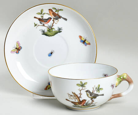 Rothschild Bird (RO) Oversized Cup & Saucer Set