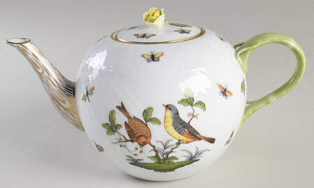 Rothschild Bird (RO) Teapot & Lid by Herend
