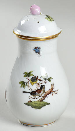 Rothschild Bird (RO) Sugar Shaker & Lid by Herend