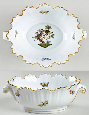 Rothschild Bird (RO) Oval Open Candy Dish