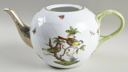 Rothschild Bird (RO) Teapot No Lid