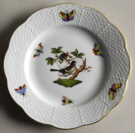 Rothschild Bird (RO) Bread & Butter Plate
