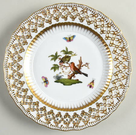 Rothschild Bird (RO) 8" Pierced Plate