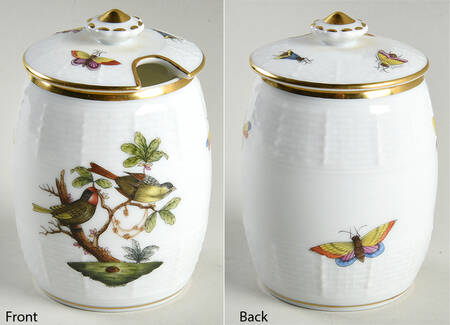 Rothschild Bird (RO) Jam/Jelly & Lid by Herend
