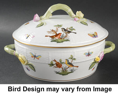 Rothschild Bird (RO) Medium Round Covered Vegetable