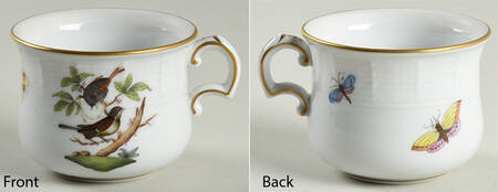 Rothschild Bird (RO) Pot de Creme (2 Pc)-Base Only