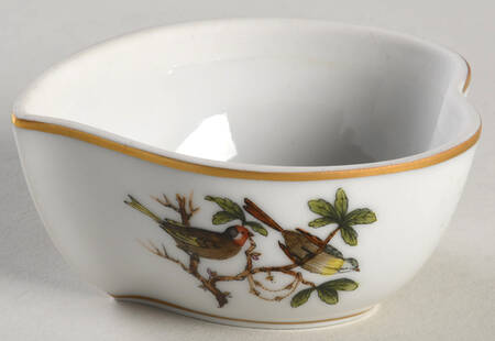 Rothschild Bird (RO) 3" Heart Shaped Box No Lid