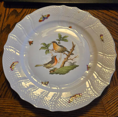 Rothschild Bird (RO) Dinner Plate