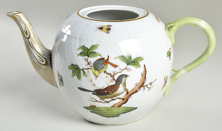 Rothschild Bird (RO) Teapot No Lid