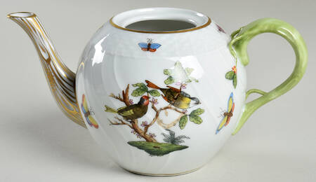 Rothschild Bird (RO) Individual Teapot No Lid