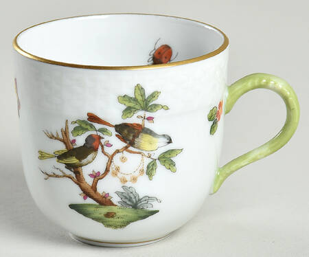 Rothschild Bird (RO) Flat Demitasse Cup