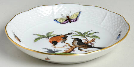 Rothschild Bird (RO) 4" Ashtray by Herend