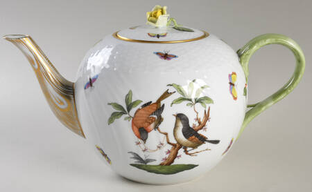 Rothschild Bird (RO) Teapot & Lid