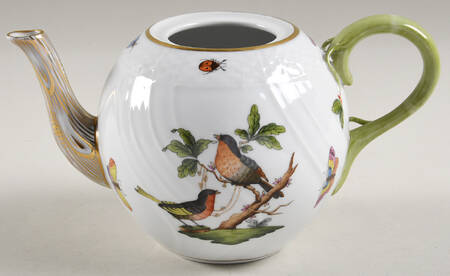Rothschild Bird (RO) Mini Teapot No Lid by Herend