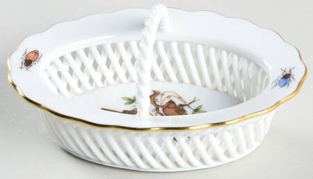 Rothschild Bird (RO) 3" Small Open Weave Basket