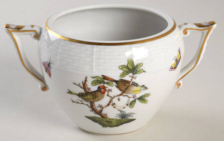 Rothschild Bird (RO) Sugar Bowl No Lid