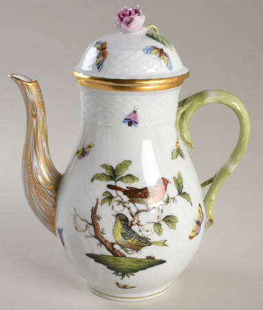Rothschild Bird (RO) Coffee Pot & Lid by Herend
