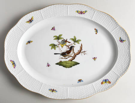 Rothschild Bird (RO) 14" Oval Serving Platter