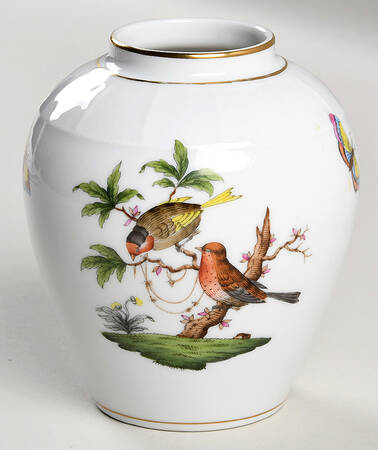 Rothschild Bird (RO) Tea Caddy No Lid