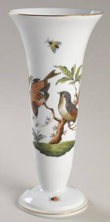 Rothschild Bird (RO) 8" Flared Vase