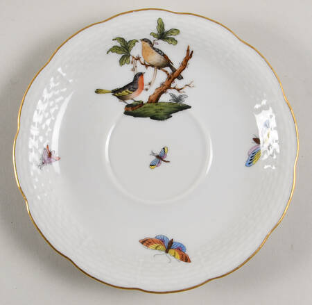 Rothschild Bird (RO) Saucer for Footed Cup
