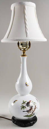 Rothschild Bird (RO) 21" Electric Lamp & Shade