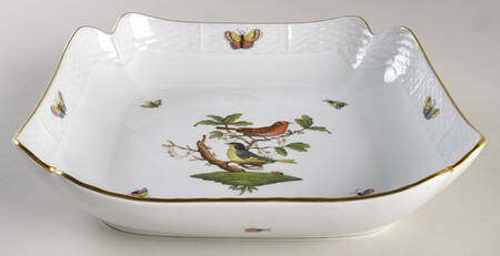Rothschild Bird (RO) 10" Large Square Fruit Bowl