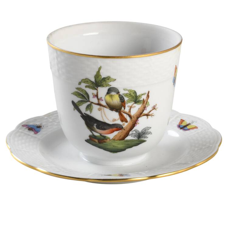 Rothschild Bird (RO) Jam/Jelly w/Attached Underplate No Lid