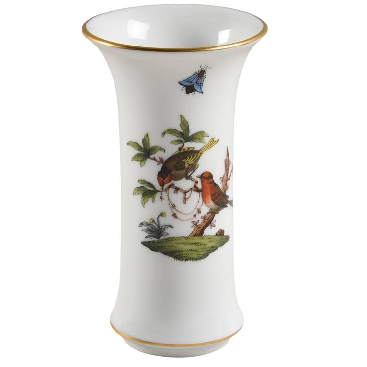 Rothschild Bird (RO) Vase-Small 4"