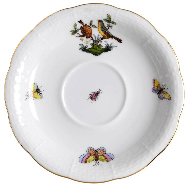 Rothschild Bird (RO) Saucer for Footed Cup