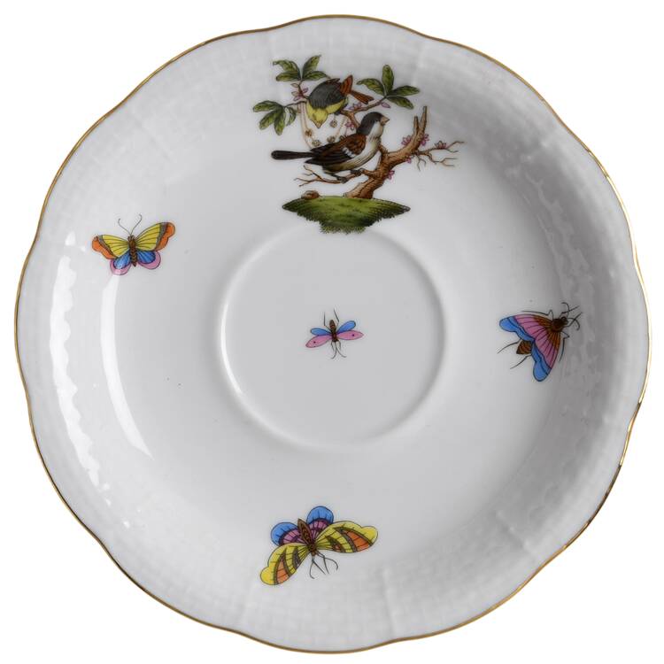 Rothschild Bird (RO) Saucer for Footed Cup